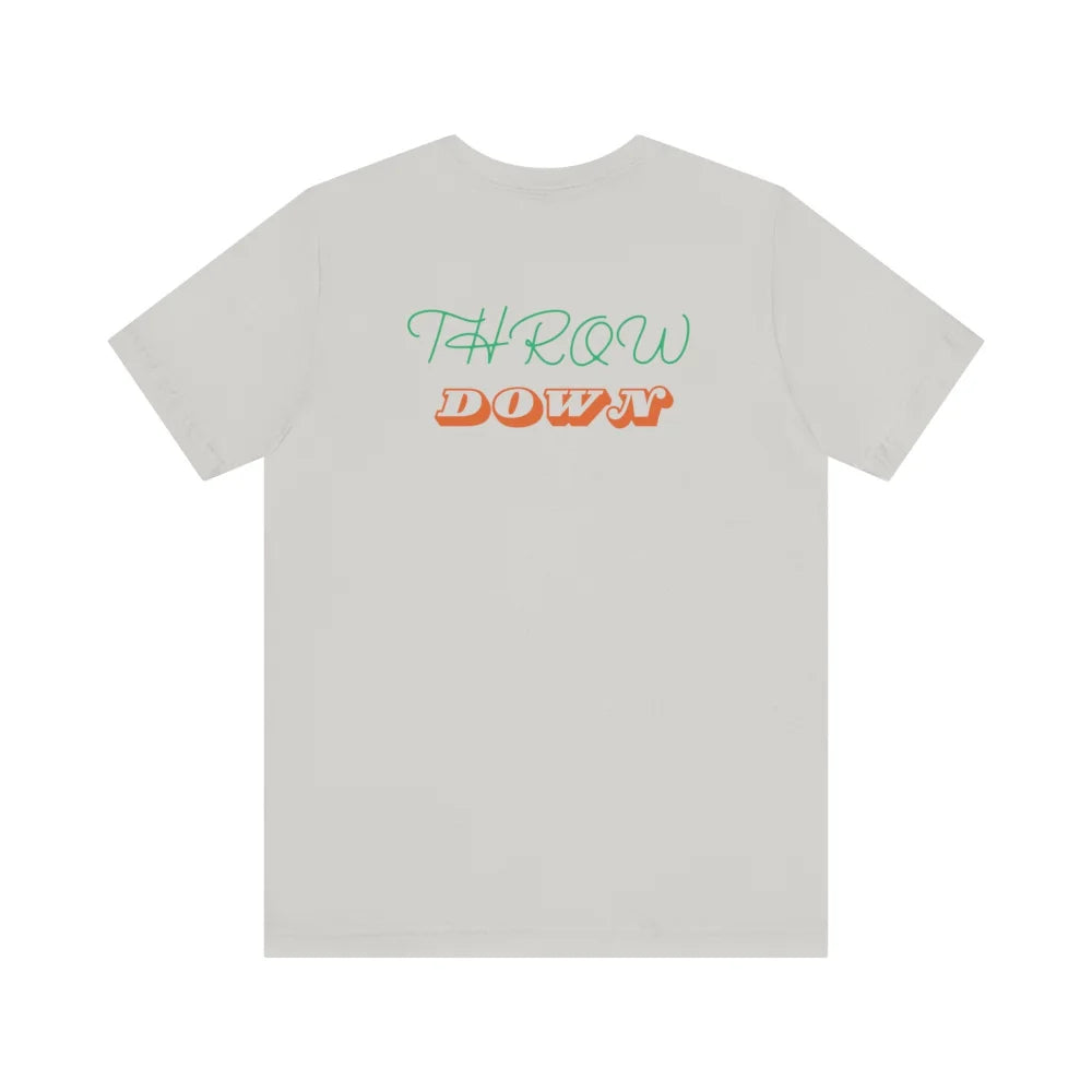 Dunk With Style - Urban Modern Black Man Basketball Unisex Jersey Short Sleeve Tee T-Shirt