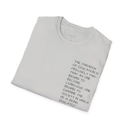 Knowledge and consciousness Unisex Softstyle T-Shirt T-Shirt