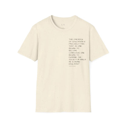 Knowledge and consciousness Unisex Softstyle T-Shirt Natural / S T-Shirt